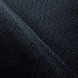 Ткань Оксфорд 300D PU Рип-Стоп СОТЫ, цвет Черный (на отрез)  в Улан-Удэ