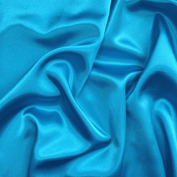 *Ткань Атлас-сатин, цвет Голубой (на отрез)  в Улан-Удэ