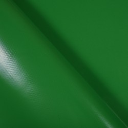 Тентовый материал ПВХ 450 гр/м2, Зелёный (Ширина 160см), на отрез  в Улан-Удэ, 450 г/м2, 799 руб