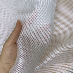 Сетка 3D трехслойная Air mesh 160 гр/м2, цвет Белый (на отрез)  в Улан-Удэ