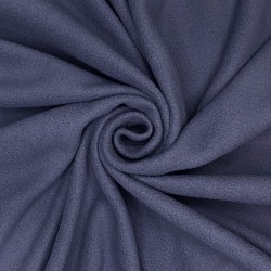 Ткань Флис Односторонний 130 гр/м2, цвет Темно-серый (на отрез)  в Улан-Удэ