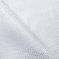 Ткань Оксфорд 300D PU Рип-Стоп СОТЫ, цвет Белый (на отрез)  в Улан-Удэ