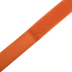 Контактная лента 25мм  Оранжевый (велькро-липучка, на отрез)  в Улан-Удэ