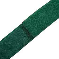 Контактная лента 40мм (38мм) цвет Зелёный (велькро-липучка, на отрез)  в Улан-Удэ
