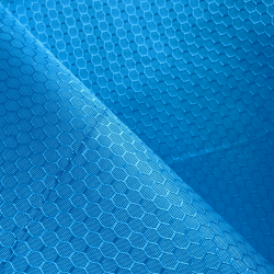 Ткань Оксфорд 300D PU Рип-Стоп СОТЫ, цвет Голубой (на отрез)  в Улан-Удэ