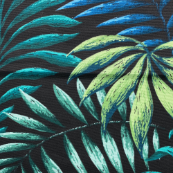 Интерьерная ткань Дак (DUCK), принт &quot;Тропические листья&quot; (на отрез)  в Улан-Удэ