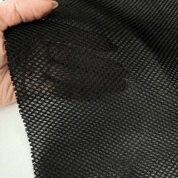 Сетка 3D трехслойная Air mesh 165 гр/м2, цвет Черный (на отрез)  в Улан-Удэ