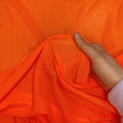 Трикотажная Сетка 75 г/м2, цвет Оранжевый (на отрез)  в Улан-Удэ