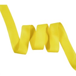 Окантовочная лента-бейка, цвет Жёлтый 22мм (на отрез)  в Улан-Удэ
