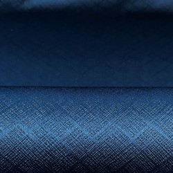 Ткань Блэкаут для штор светозатемняющая 100% &quot;Орнамент Синий&quot; (на отрез)  в Улан-Удэ